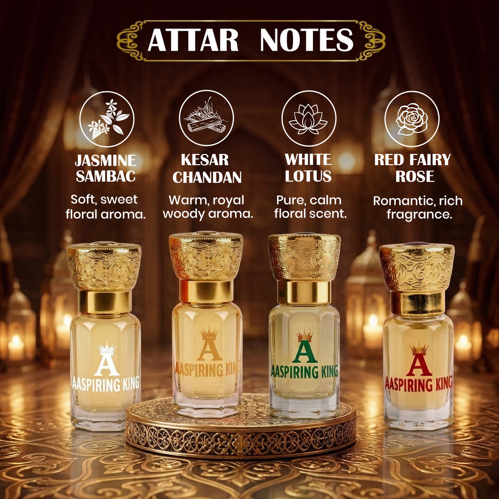 Royal Heritage Collection – Attar Gift Set by AASPIRING KING 24 ML