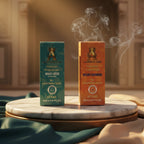 Aaspiring King  2 Pcs Attar Set White Lotus (Kewda) And Kesar Chandan 6 ML Each AK06