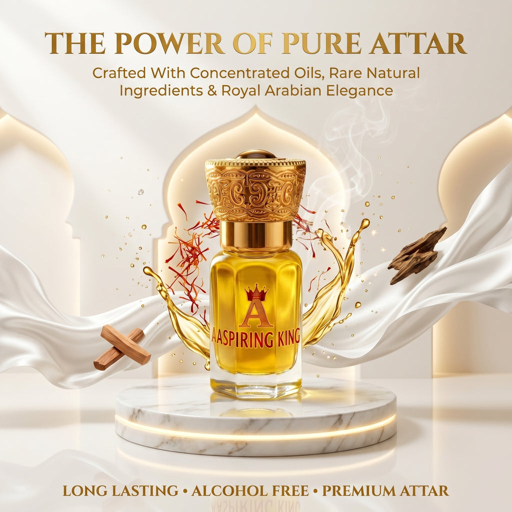 Aaspiring King Kesar Chandan Premium Attar 6 ML