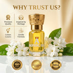 Aaspiring King Jasmine Sambac ( Mogra ) Premium  Attar 6 ML