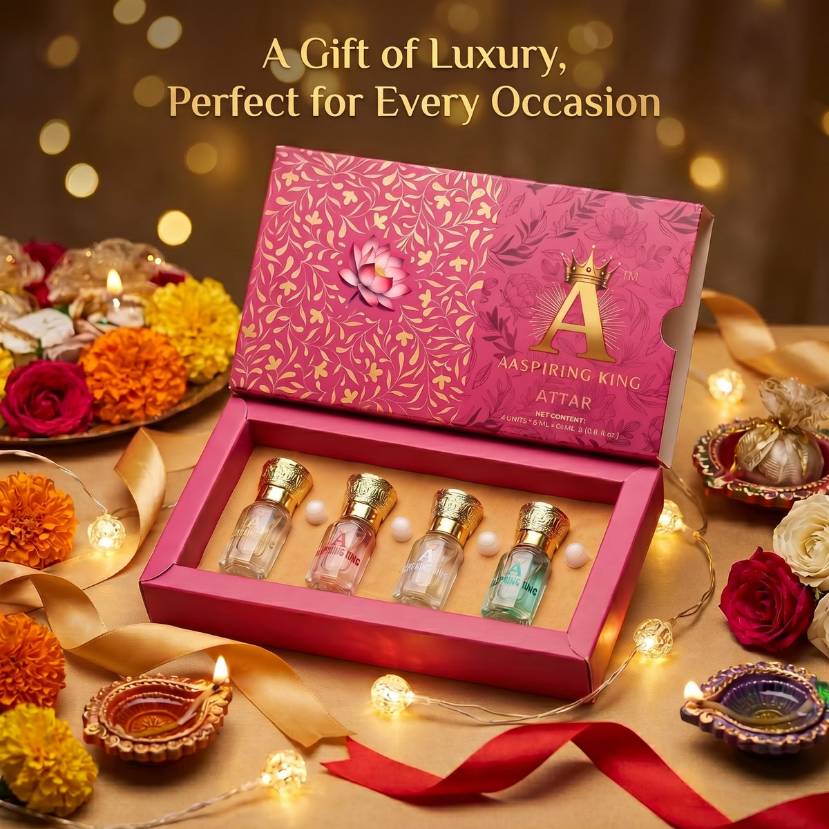 Royal Heritage Collection – Attar Gift Set by AASPIRING KING 24 ML
