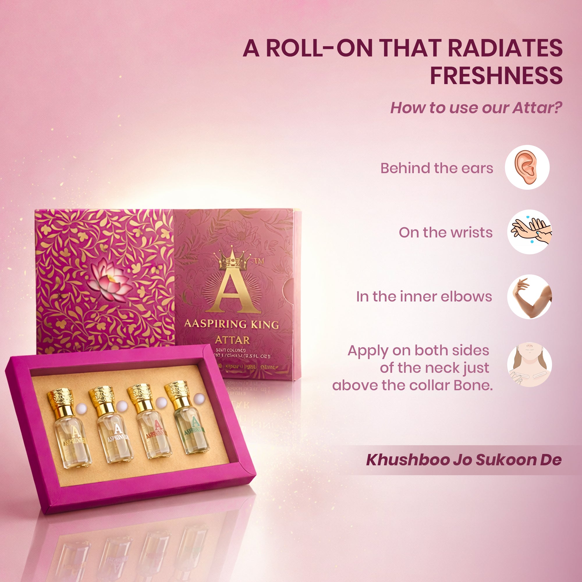 Royal Heritage Collection – Attar Gift Set by AASPIRING KING 24 ML