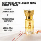 Aaspiring King Kesar Chandan Premium Attar 6 ML AK03