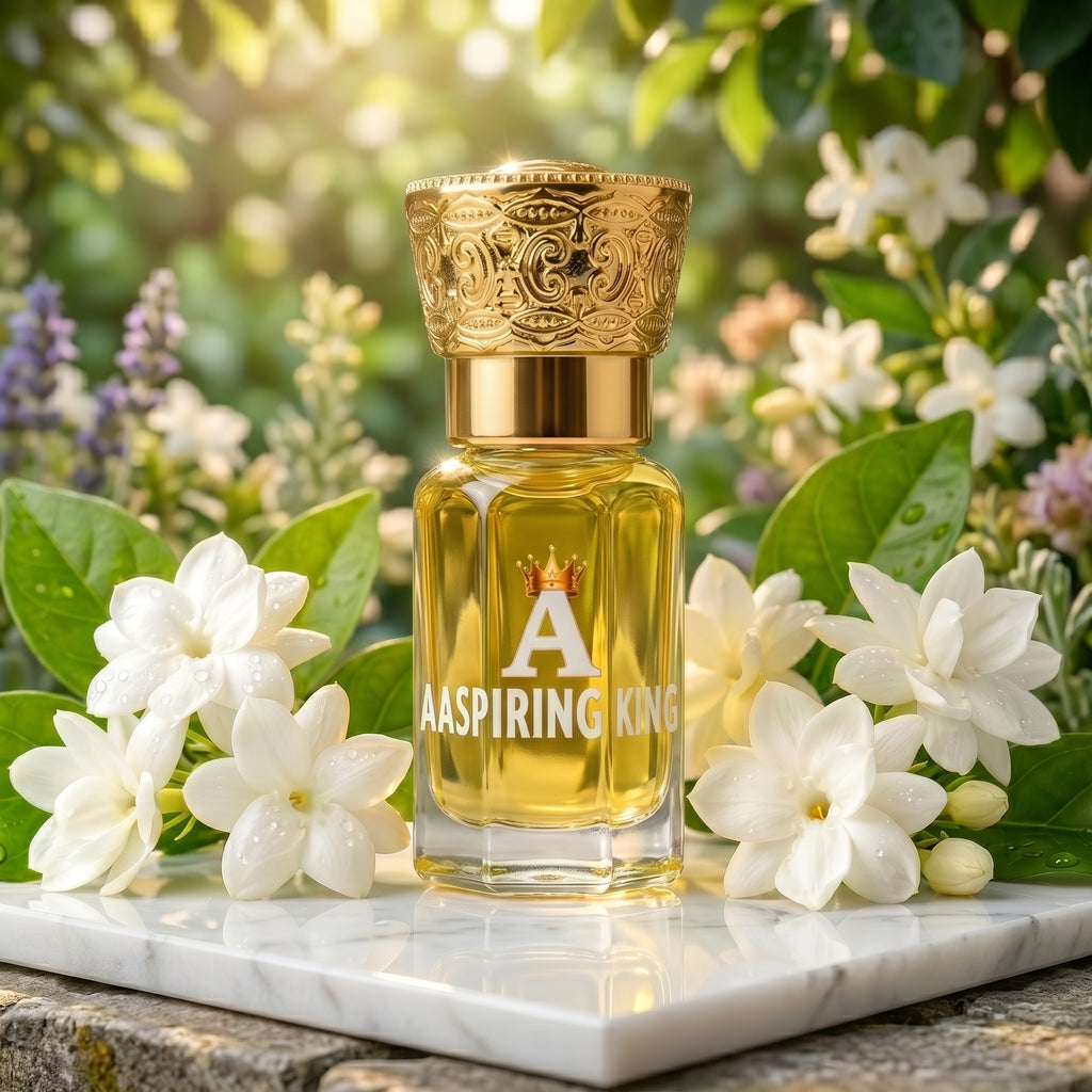 Aaspiring King Jasmine Sambac ( Mogra ) Premium  Attar 6 ML