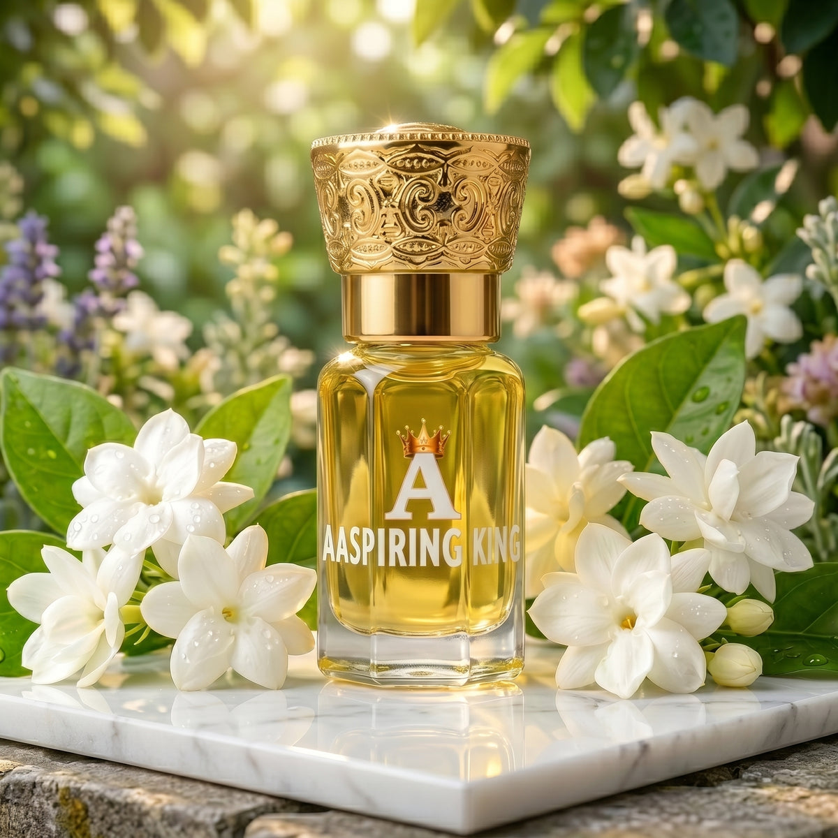 Aaspiring King Jasmine Sambac ( Mogra ) Premium  Attar 6 ML