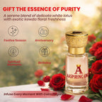 Aaspiring King 2 Pcs Attar Set Red Fairy Rose And Jasmine Sambac (Mogra) 6 ML Each AK08