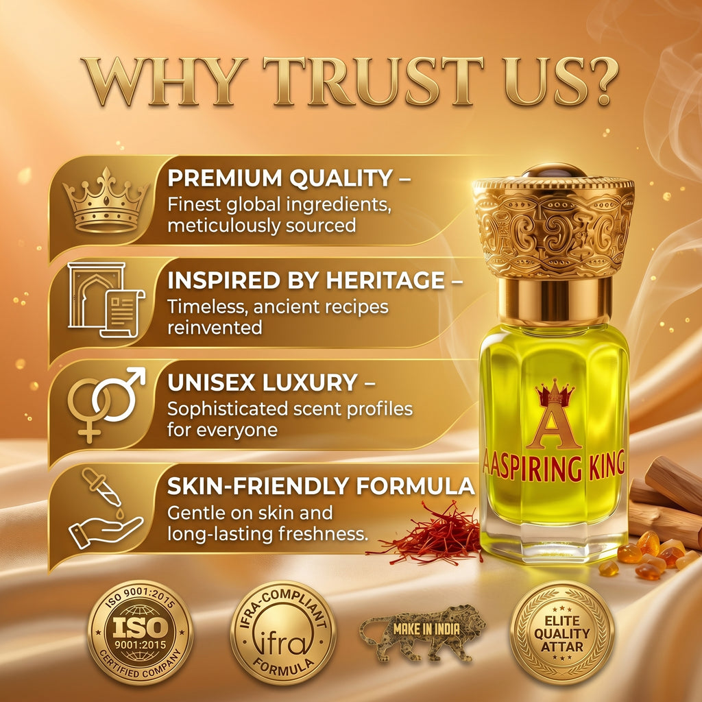 Aaspiring King Kesar Chandan Premium Attar 6 ML