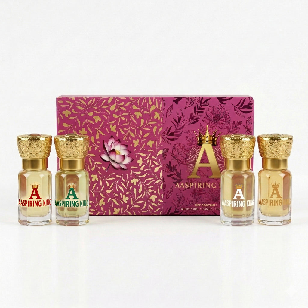 Royal Heritage Collection – Attar Gift Set by AASPIRING KING 24 ML