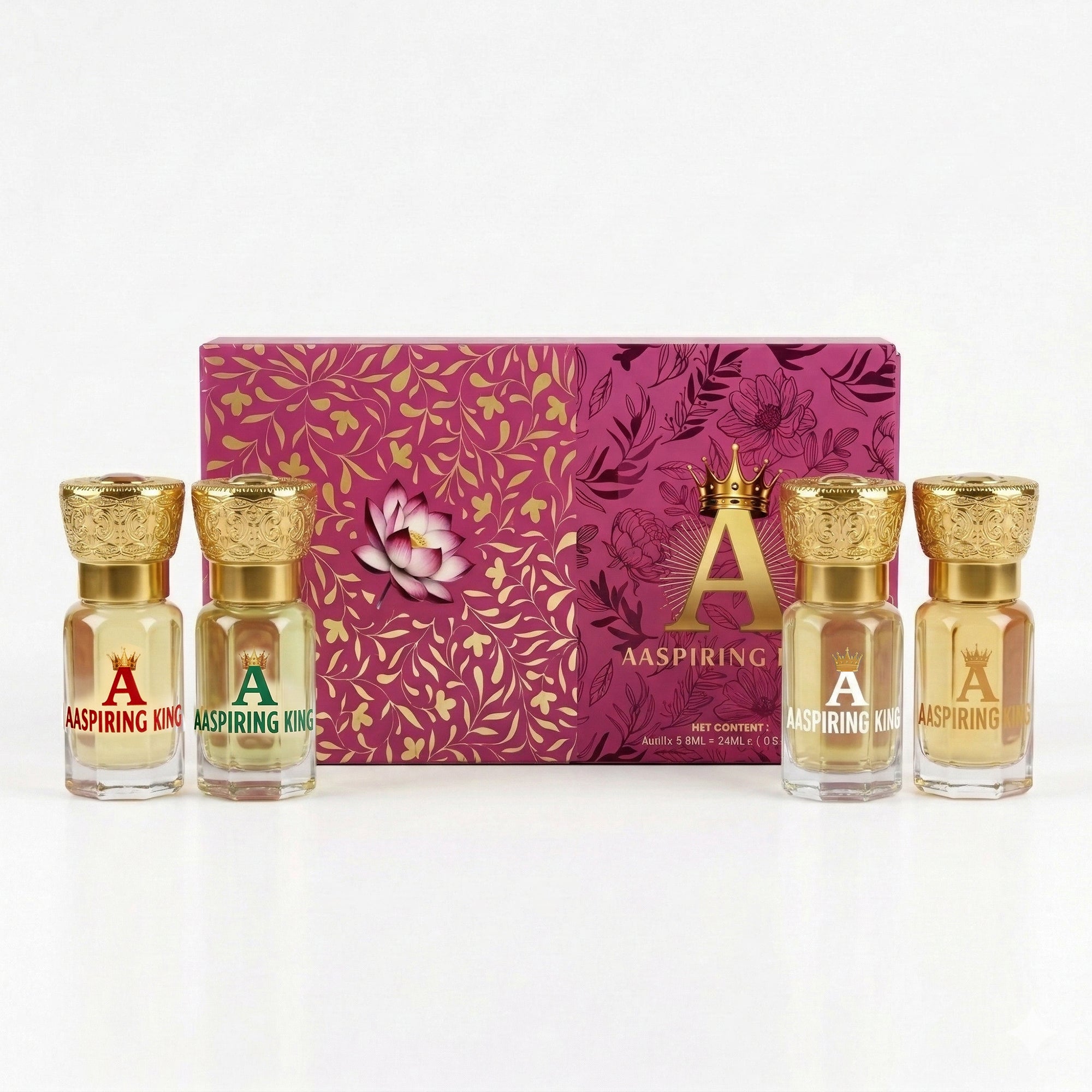 Royal Heritage Collection – Attar Gift Set by AASPIRING KING 24 ML